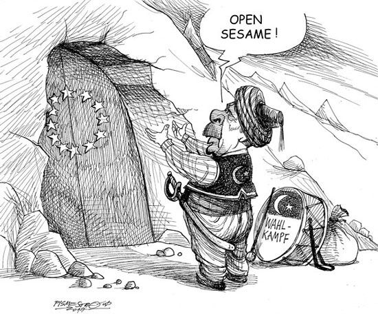 اردوغان در لباس علی بابا!
