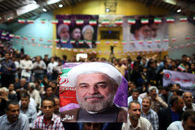 تصاویر سفر روحانی به قزوین