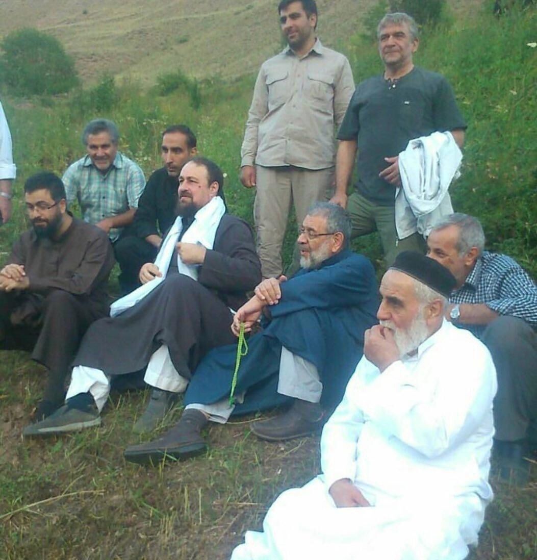 طبیعت‌گردی سیدحسن خمینی و ناطق‌نوری/عکس