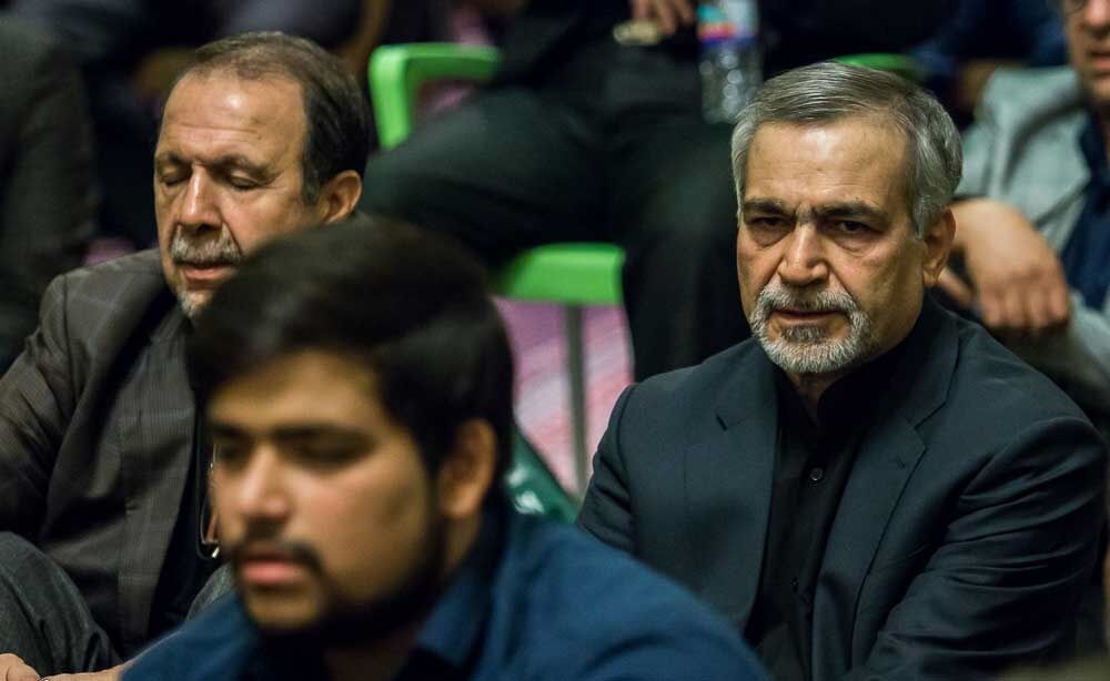 مراسم ترحیمی با حضور ظریف