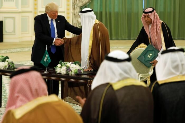 حواشی سفر ترامپ به عربستان/تصاویر