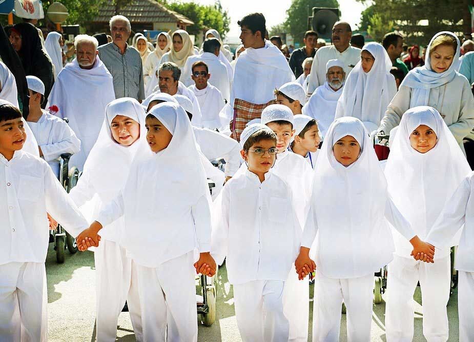 مراسم نمادین حج در کهریزک/تصاویر