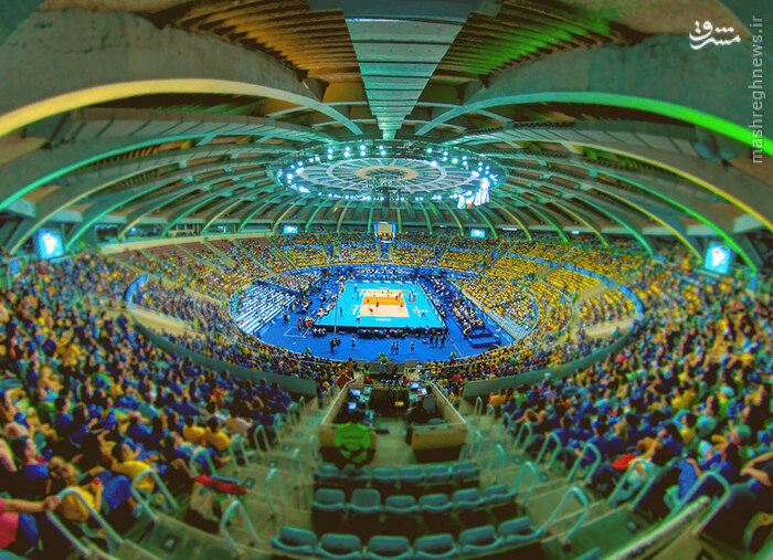 سالن زیبای والیبال المپیک/ عکس