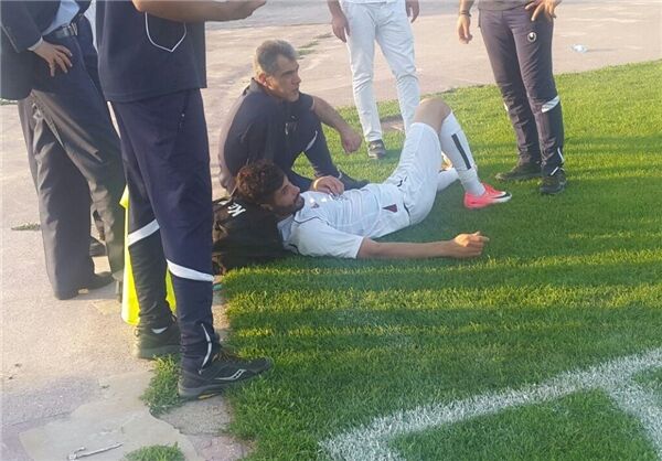 بازیکن سپاهان مصدوم شد/ عکس