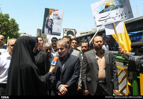 حضورشخصیت‌ها در راهپیمایی/تصاویر