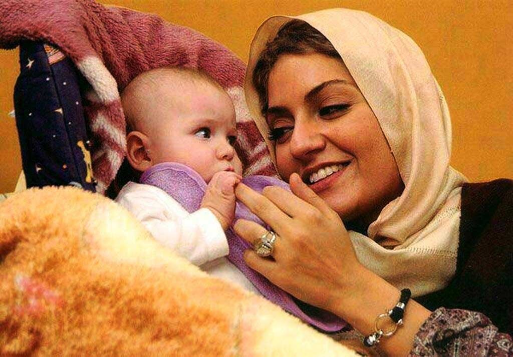 مهناز افشار و دخترش /عکس