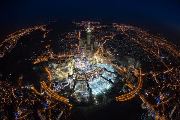 تصویری زیبا و دیدنی از مکه مکرمه