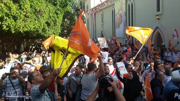 شادی مردم لبنان /تصاویر