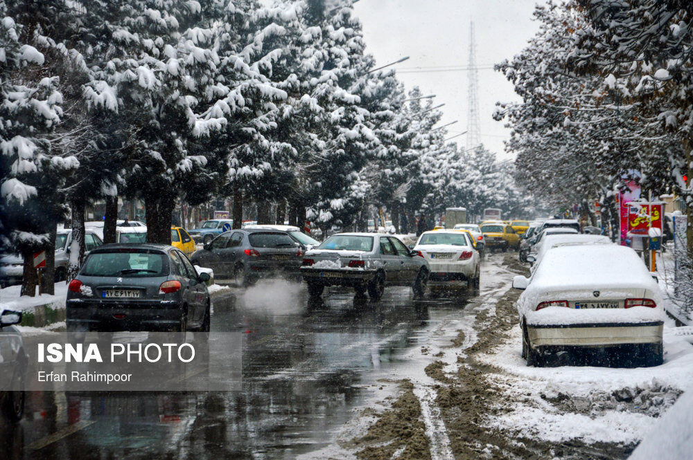 بارش برف در ارومیه
