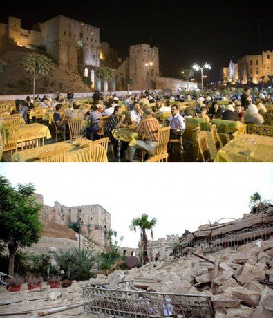 چگونه شهر حلب نابود شد+عکس
