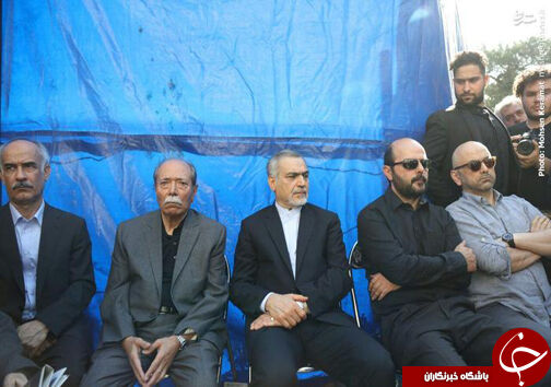 حسین‎فریدون‎درمراسم‎تشییع‎رشیدی/عکس