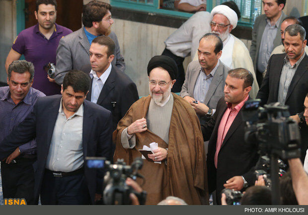 اخذ رای سید محمد خاتمی/تصاویر
