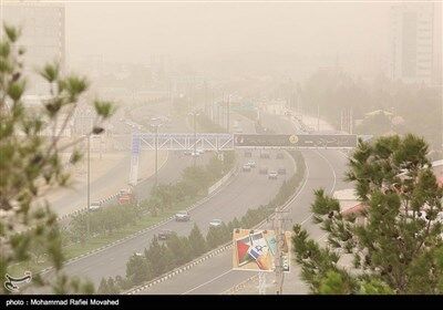 تصاویری از گرد و خاک در قم