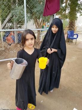 کودکان در مسیر کربلا /تصاویر