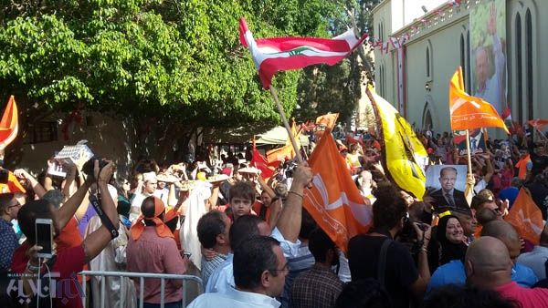 شادی مردم لبنان /تصاویر