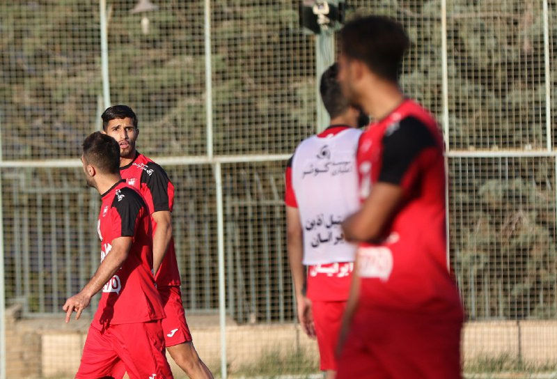 تصاویر درگیری در تمرین پرسپولیس